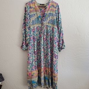 Lance Cade Boho Dress Size Large